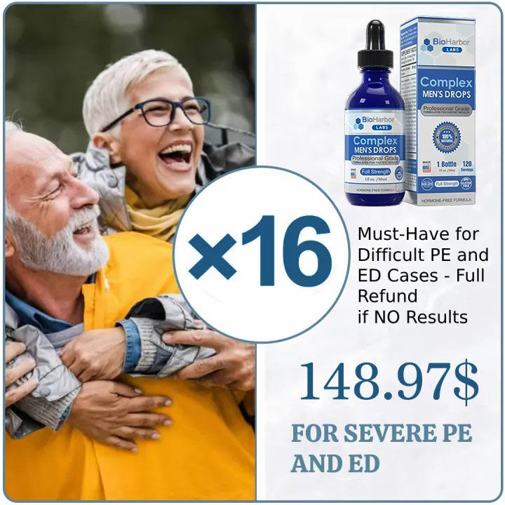 🌈🌞Autumn Sale🌞☘️90-Day Free Returns💰BioHarbor Labs Complex Men's Drops[🎉3nd Anniversary Special Enhanced Edition🔥]